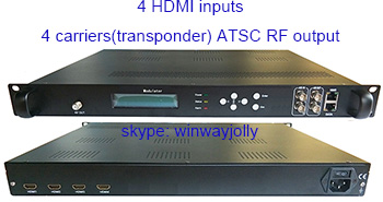 4 HDMI to ISDB-T modulator