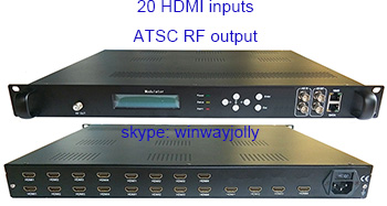 20 HDMI to ISDB-T encoder modulator